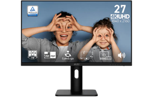 Product image: Monitor MSI PRO MP273UP E6 / 27" (68,5 cm) / 3840 X 2160 / 60Hz / 4 ms / Pivot