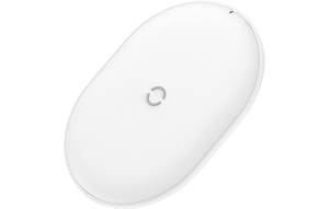 Slika izdelka: Brezžični polnilec BASEUS Cobble 15W, Qi (bel)