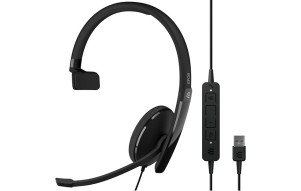 Slika izdelka: EPOS ADAPT 130T USB II – mono naglavna MS Teams certificirana slušalka