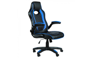 Slika izdelka: Gaming stol Bytezone SNIPER (črno-moder)