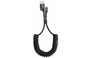 Slika izdelka: Kabel BASEUS Fish Eye USB Type-C / 2A, 1m (črn)