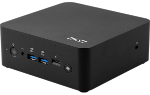 Slika izdelka: Mini namizni računalnik MSI Cubi NUC AI+ 2MG-021BEU delni barebone Core Ultra 7 / 32GB / Wi-Fi 6E + BT / 2x2.5Gbps (črn)