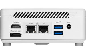 Slika izdelka: Mini namizni računalnik MSI Cubi 5 1M-439BEU barebone Core 5 / WiFi 6E + BT 5.3 / 1x2.5Gbps + 1x1Gbps (bel)
