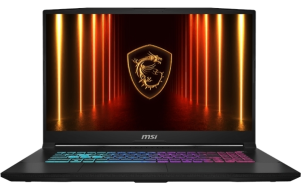 Product image: Laptop MSI Katana 17 HX B14WFK i7 / 16GB / 1TB SSD / 17.3" QHD 240Hz IPS / NVIDIA GeForce RTX 5060 / Windows 11 Home / black