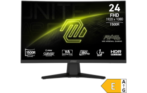 Slika izdelka: Zaslon MSI MAG 244C / 23.6" / FHD / VA / 180Hz / 1ms (MPRT) / ukrivljen / črn