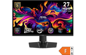 Slika izdelka: Zaslon MSI MAG 273QP QD‑OLED X24 / 27" / WQHD / 240Hz / 0.03ms (GtG) / črn - nastavljiv po višini
