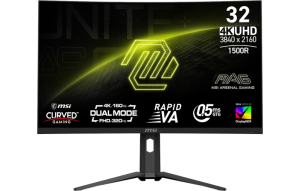 Slika izdelka: Zaslon MSI MAG 321CUPDF / 31.5" / UHD / VA / 160Hz / 0.5ms (GtG) / črn - nastavljiv po višini - PD 15W