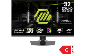 Slika izdelka: Zaslon MSI MAG 322URDF E16 / 31.5" / UHD / Rapid IPS / 160Hz / 0.5ms (GtG) / črn - nastavljiv po višini